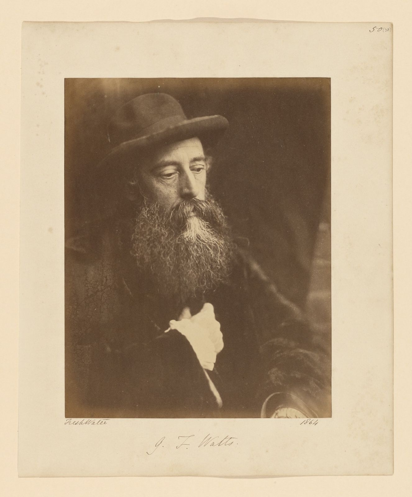 G.F. Watts by Julia Margaret Cameron