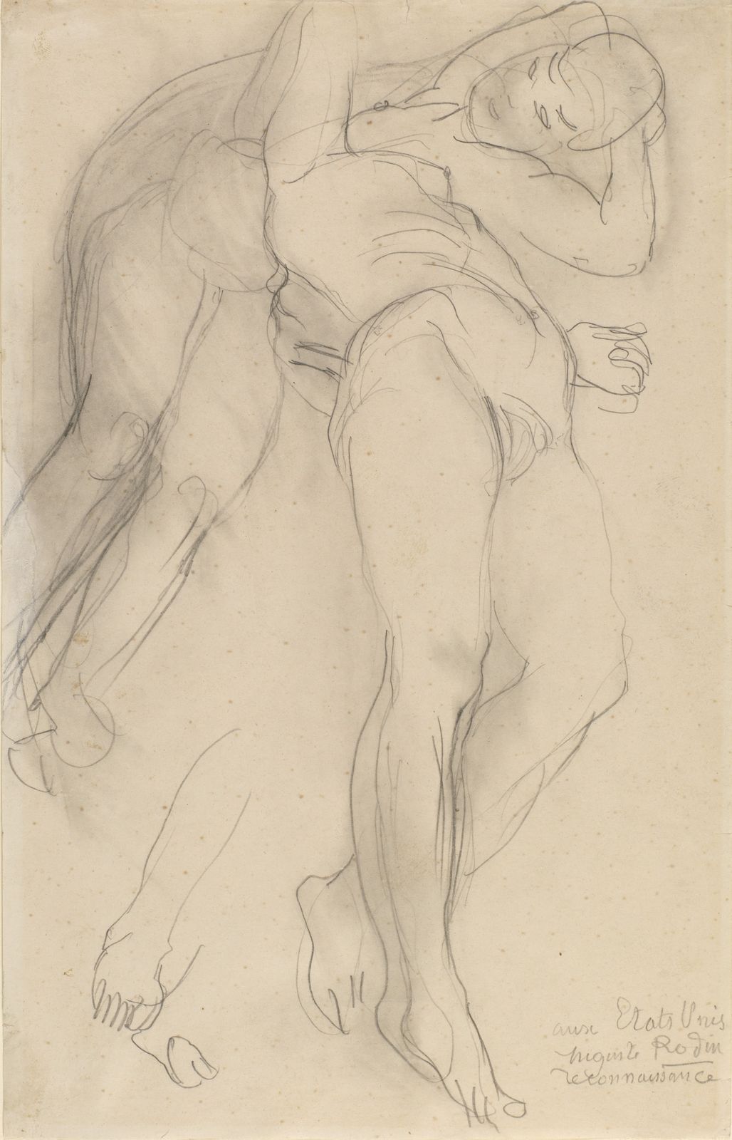 Figure Sketch by Auguste Rodin