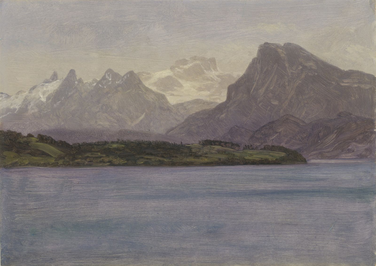 Alaskan Coast Range by Albert Bierstadt