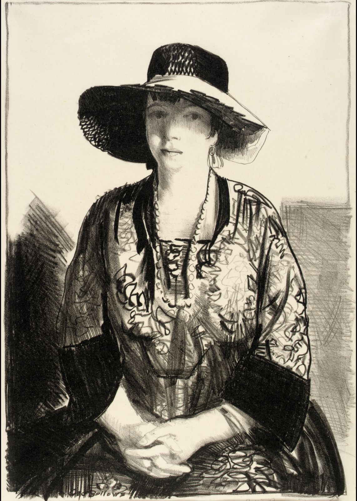 The Black Hat by George Bellows