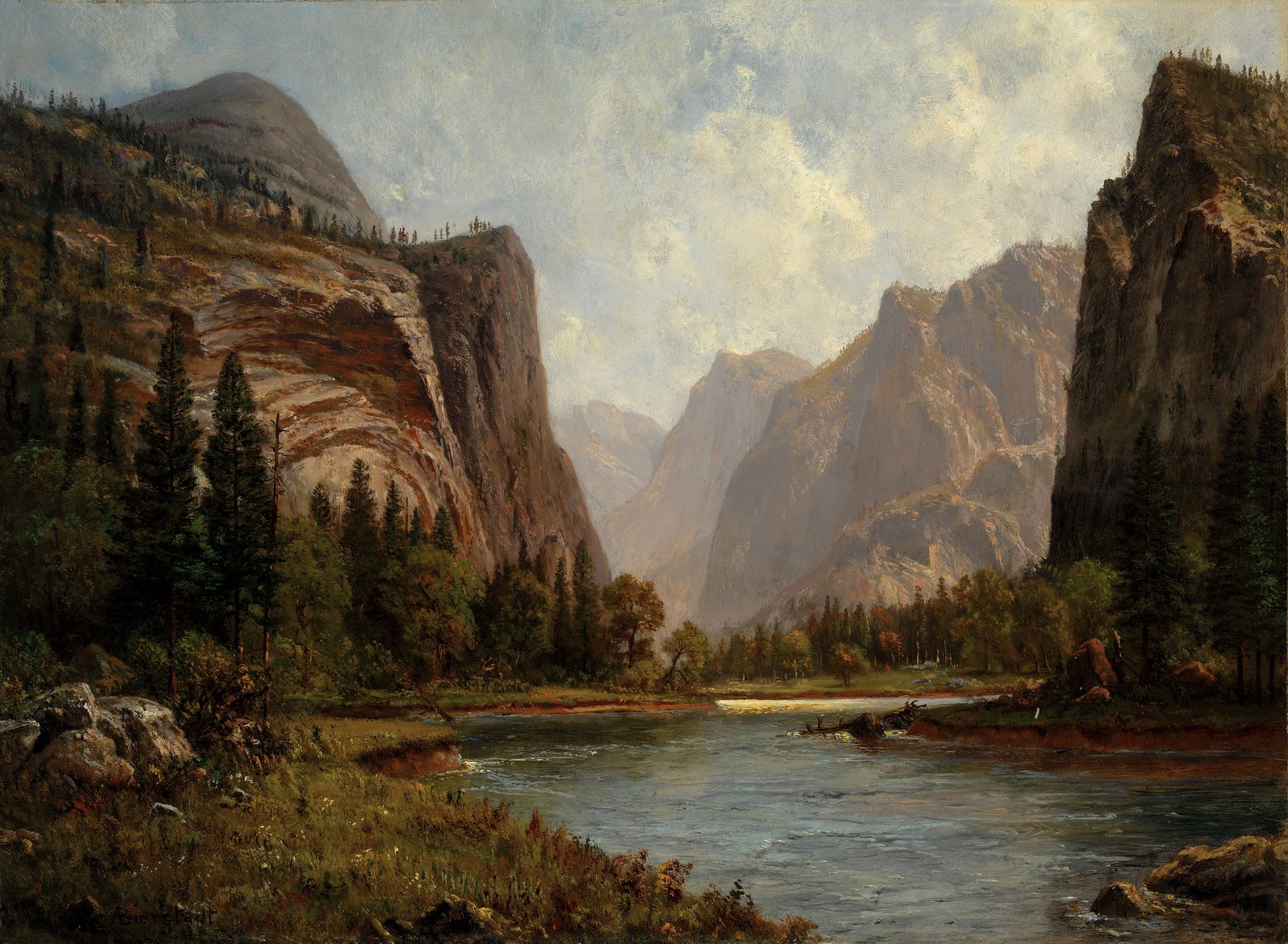 Gates of the Yosemite by Albert Bierstadt